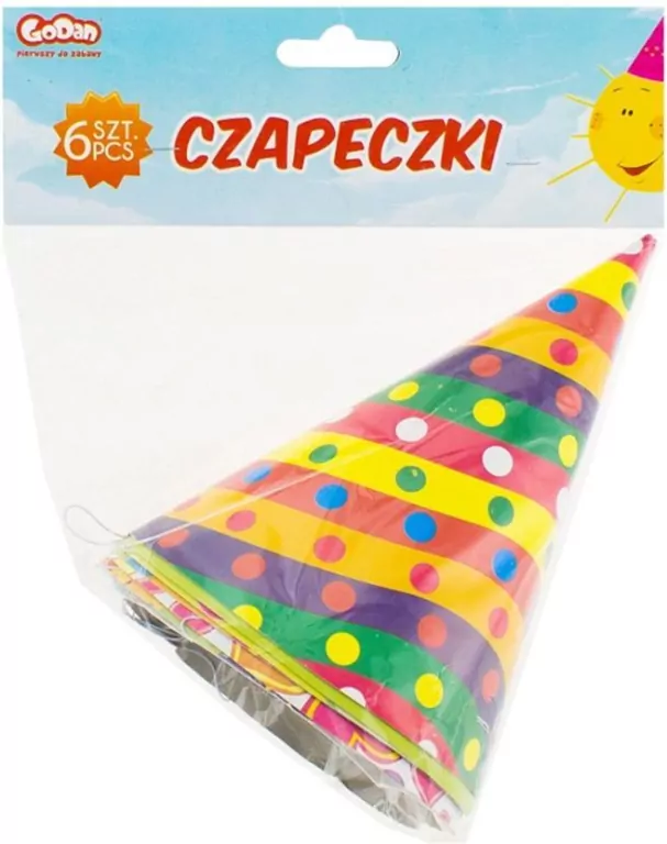 Czapeczki różnokolorowe - tantis.pl