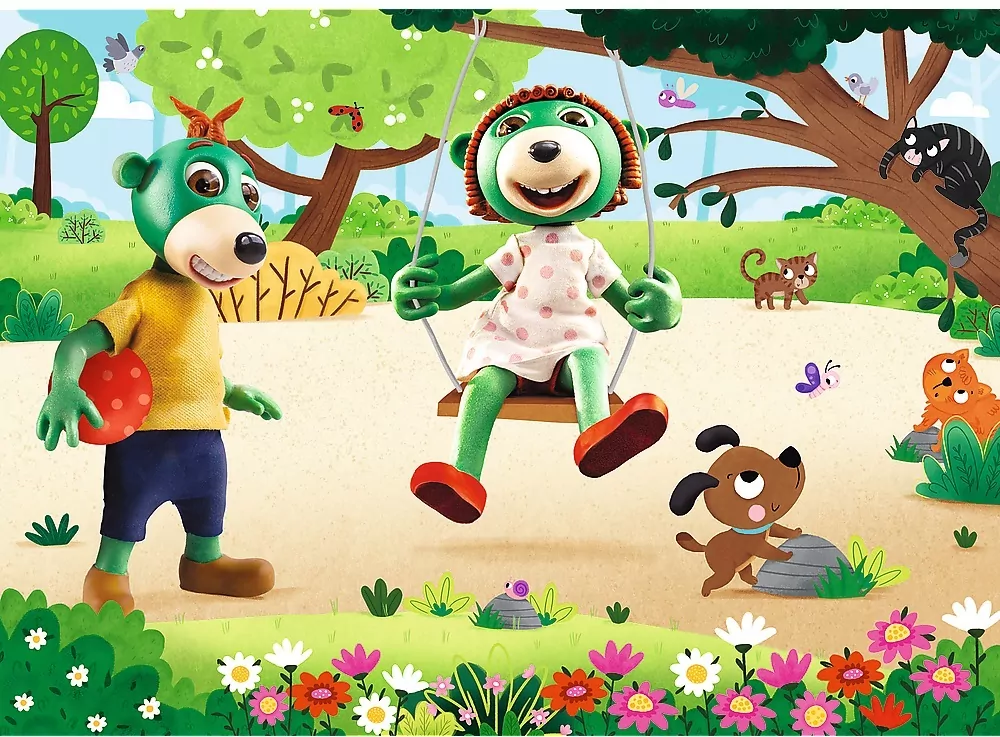 Puzzle 20 MiniMaxi. Dzień Treflików - tantis.pl