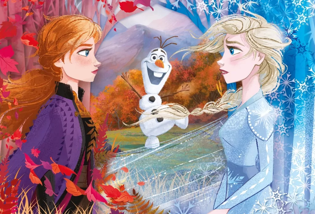 Puzzle 60. Maxi. Super Kolor. Frozen 2. 26452 - tantis.pl