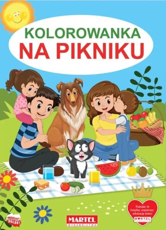 Na pikniku. Kolorowanki - tantis.pl