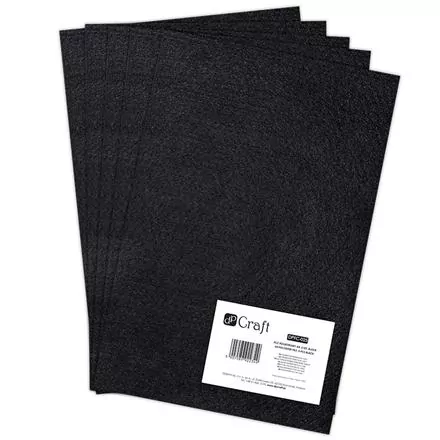 Filc poliestrowy A4 5 sztuk black - tantis.pl