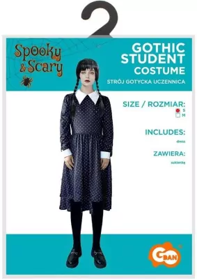 Strój dla dorosłych Gotycka Uczennica rozm. S