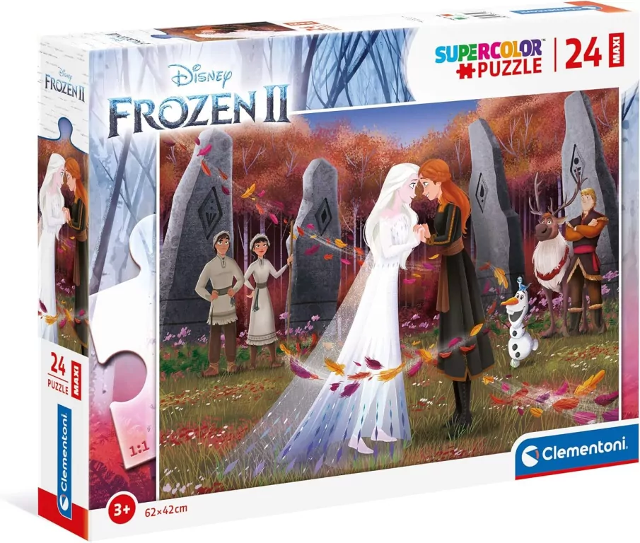 Puzzle 24 Maxi Super Kolor Frozen 2 - tantis.pl