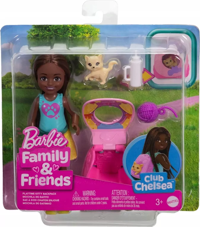 Barbie Family&Friends Klub Chelsea JBF45 - tantis.pl