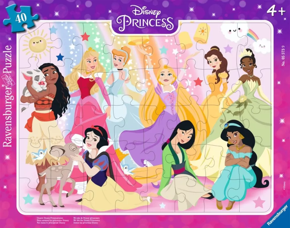 Puzzle 40 Disney Princess Frame - tantis.pl