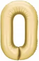 Balon foliowy cyfra 0 86cm złoty - tantis.pl