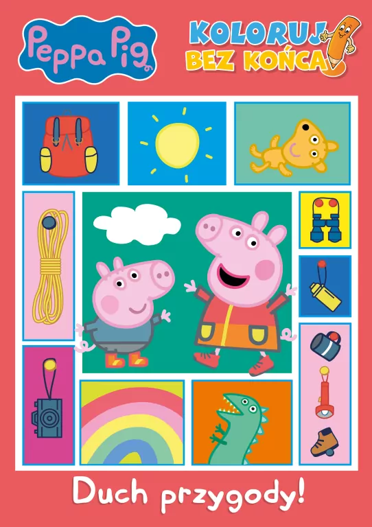 Peppa Pig. Duch przygody. Koloruj bez końca cz. 2 - tantis.pl