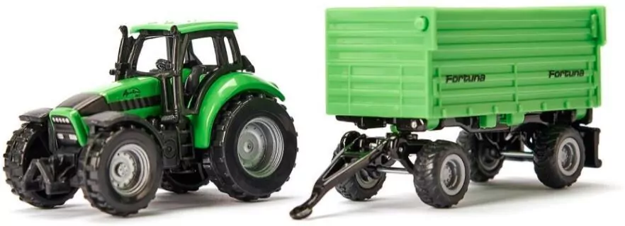 Siku. Farmer Deutz-Fahr z przyczepą Fortuna - tantis.pl