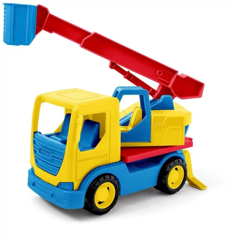 Auto Tech Truck zwyżka podnośnik. Zabawka. Wader - tantis.pl