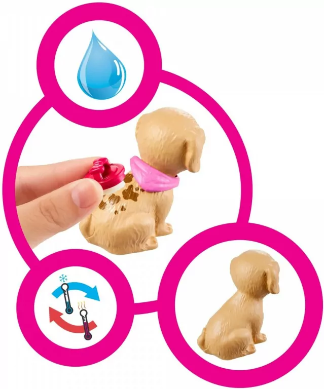 Barbie Sklepik-salon dla zwierzakow Lalka - tantis.pl