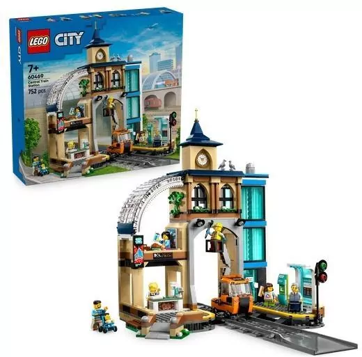 LEGO® Cicty. Centralny dworzec kolejowy 60469 - tantis.pl