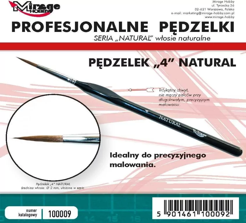 Pędzelek natural 4 - tantis.pl