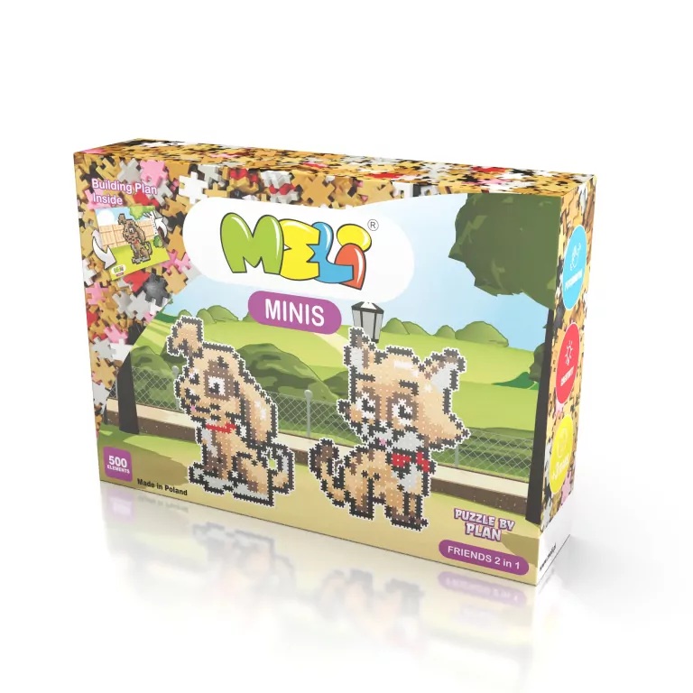 Klocki Meli Minis Friends 2w1 500 elementów - tantis.pl