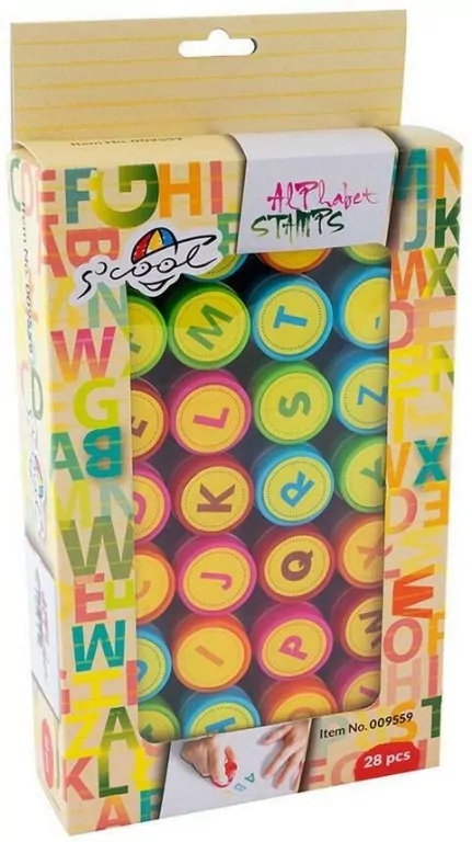 Pieczątki literki. S'cool set - tantis.pl