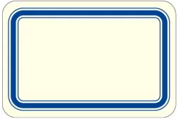 Rossi. Naklejki dekoracyjne ETK 037 Niebieskie