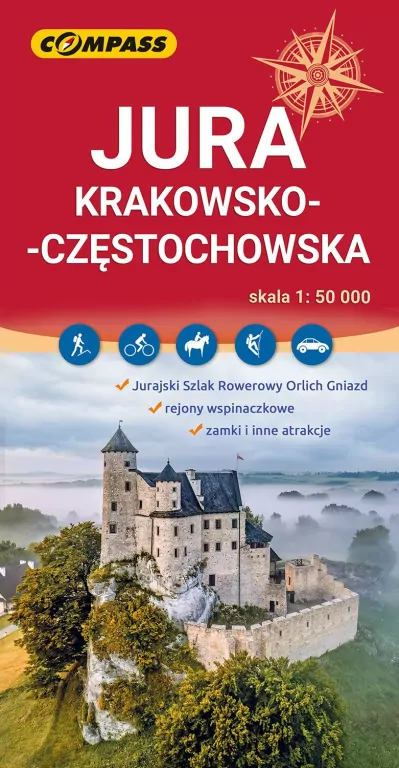 Mapa - Jura krakowsko częstochowska 1:50 000 - tantis.pl