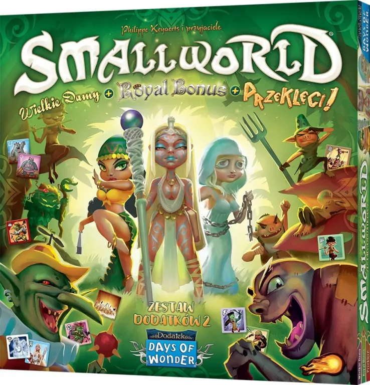 Wielkie damy/Royal Bonus/Przeklęci! Small World. Zestaw dodatków 2 - tantis.pl