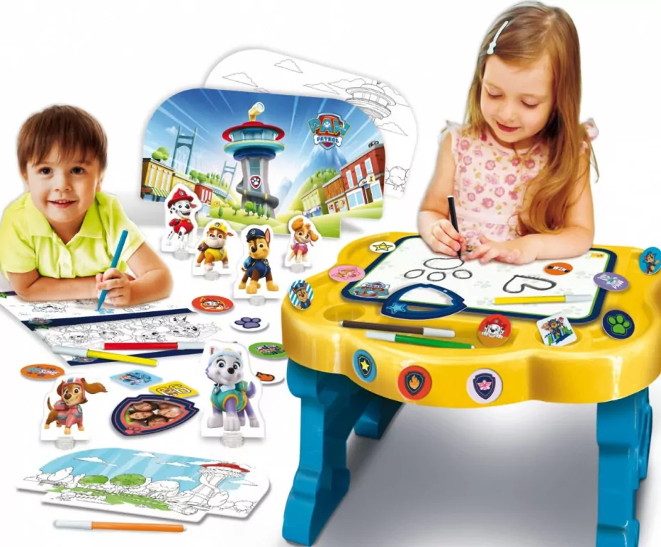 Kreatywne biurko Psi Patrol - tantis.pl