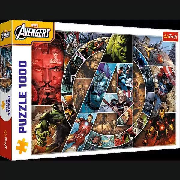 Puzzle 1000 Avengers: Bohaterowie TREFL - tantis.pl