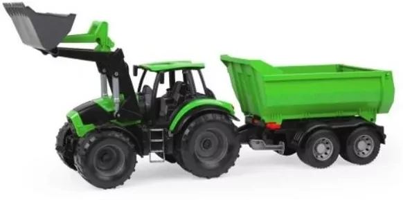 Lena Worxx Traktor z przyczepą Deutz Fahr 7250 - tantis.pl