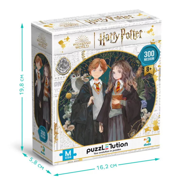Puzzle 300. Harry Potter. Hermiona i Ron - tantis.pl
