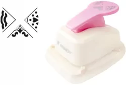 Dziurkacz ozdobny narożny 3w1. Serce. Mix