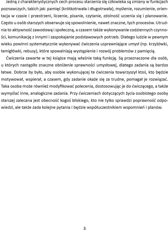 Demencja? To nie dla mnie! Ćwiczenia percepcji i pamięci dla osób w podeszłym wieku - tantis.pl
