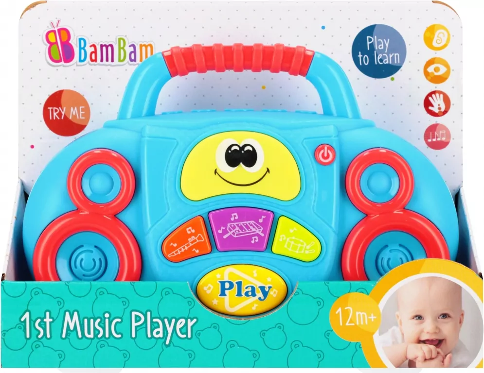 BAM BAM MUZ PIERWSZE RADYJKO B/O 22X17X8WB 12 - tantis.pl