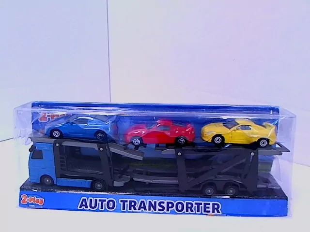 Auto transporter z 3 autami, metalowe - tantis.pl