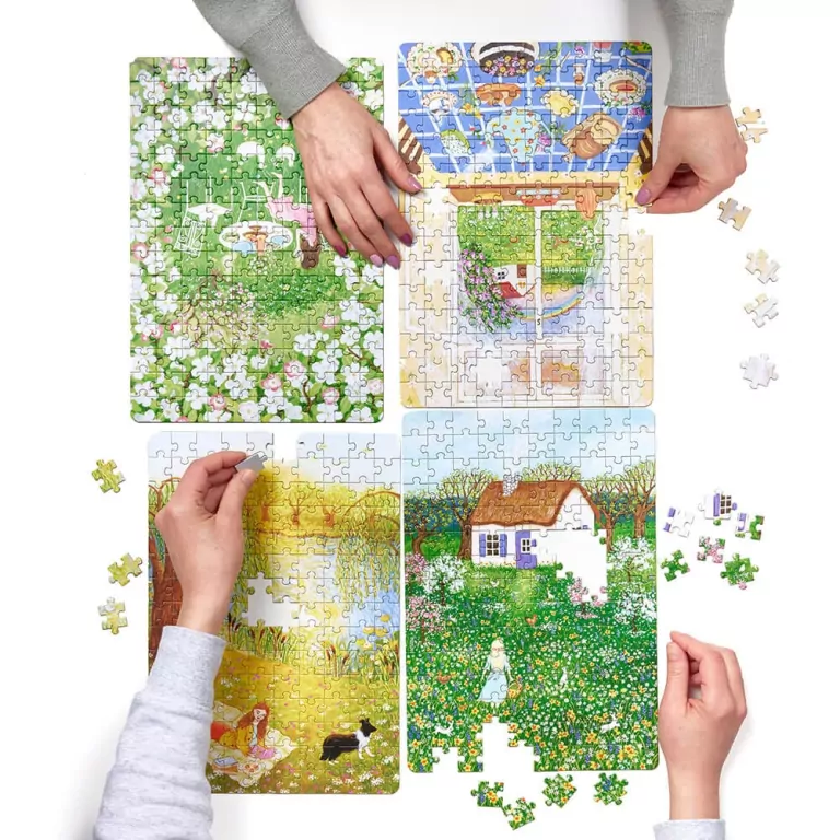 CzuCzu. Puzzlove. Czas na kwiaty - tantis.pl