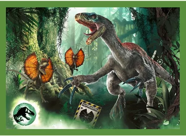 Trefl. Puzzle 4w1. Groźne dinozaury - tantis.pl