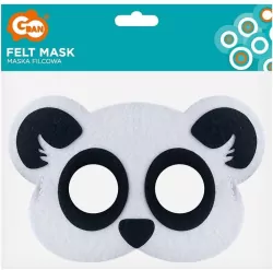 Maska filcowa panda 19x12cm