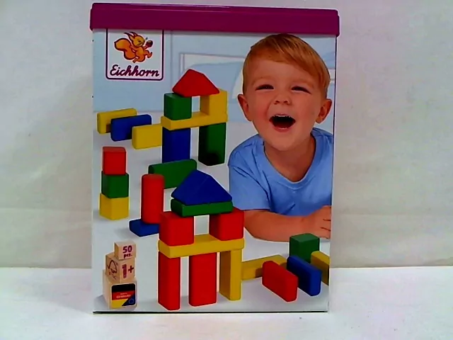 Kolorowe klocki w wiaderku. 50 elementów - tantis.pl