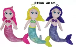Maskotka Syrenka pluszowa 30cm S1655