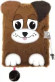 Pamiętnik z kłódką 3D włochacz A5 96k My Little Friend Doggie - tantis.pl
