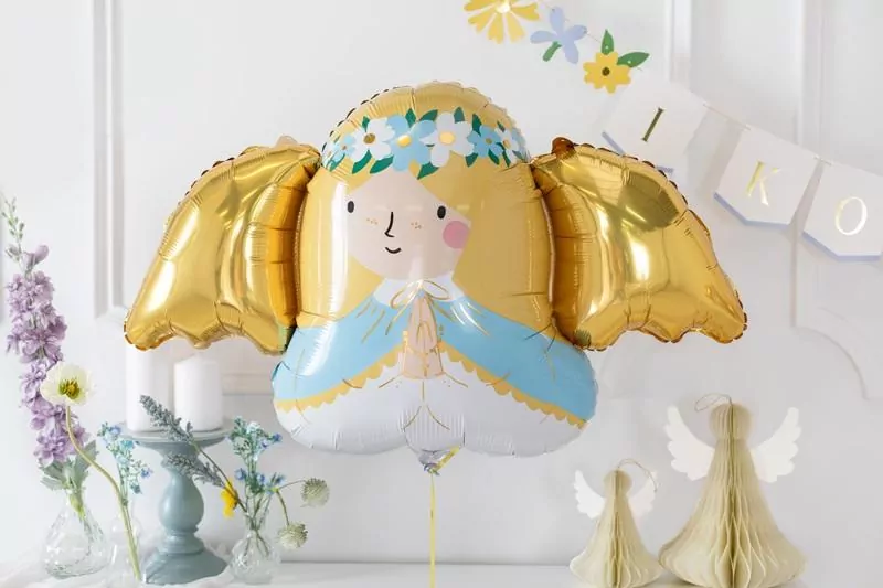 Balon foliowy Aniołek 103x58 cm - tantis.pl