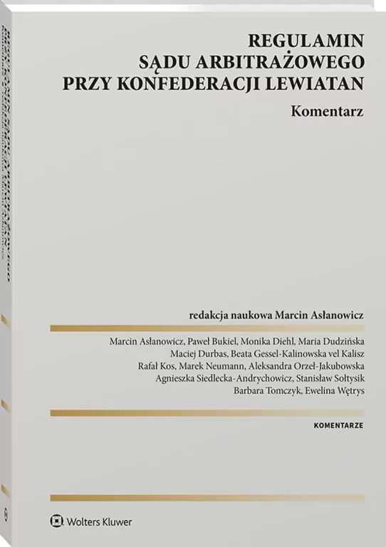 Regulamin Sądu Arbitrażowego przy Konfederacji... - tantis.pl