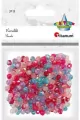 Koraliki plastikowe fasetowane mix 30g - tantis.pl