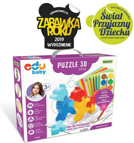 Puzzle Zoo 3D Pets - tantis.pl