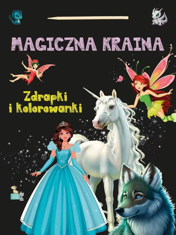 Zdrapki i kolorowanki. Magiczna kraina - tantis.pl