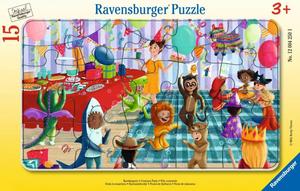 Puzzle 15 Costume Party Frame - tantis.pl
