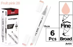 Marker Chromax z 2 końcówk. fruit pink 28