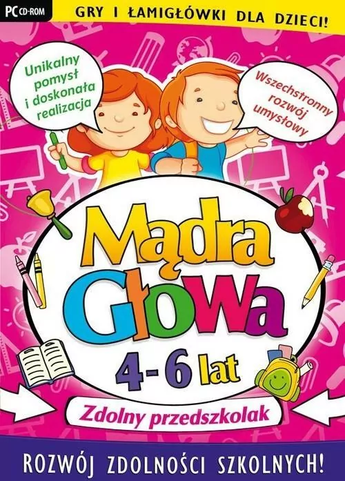 Zdolny przedszkolak. 4-6 lat. Mądra Głowa - tantis.pl