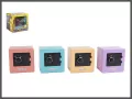 Skarbonka Sejf 9x9cm 4 kolory 570407 mix cena za 1 szt - tantis.pl