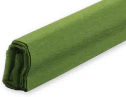 Bibuła marszczona oliwkowa 50x200, 10 sztuk