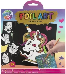 Zestaw do wyklejania Jednorożec 5 arkuszy