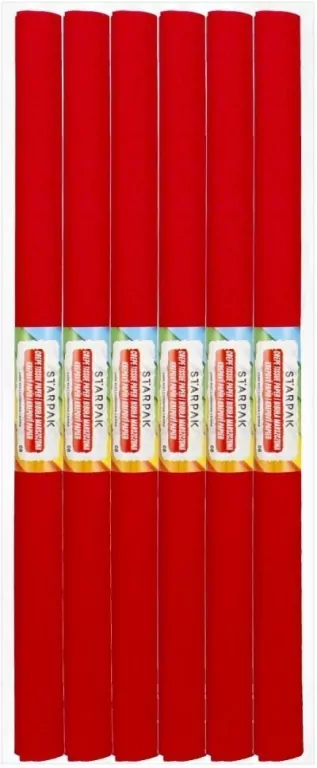 Bibuła marszczona 08 czerwona ciemna - tantis.pl