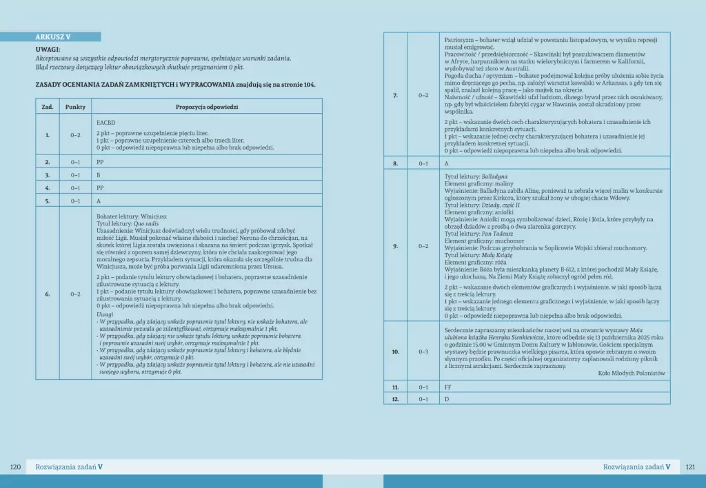 Język polski. Arkusze egzaminacyjne. Arkusze egzaminacyjne. Egzamin ósmoklasisty - tantis.pl