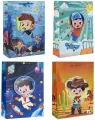 Torebka dziecięce hot-stamp 18x24x8cm mix ROZETTE. 1 sztuka - tantis.pl