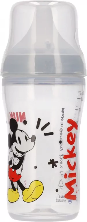 NUK. Perfect Match. Butelka z silikonowym smoczkiem. 260 ml. Miki - tantis.pl